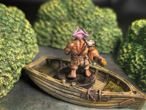 Barca skiff miniatura ben - miniatura,