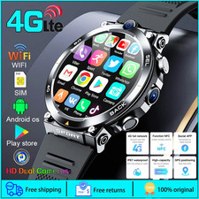 Smartwatch 4G LTE Android GPS Video Chiamate Messaggi Wi-Fi Uomo