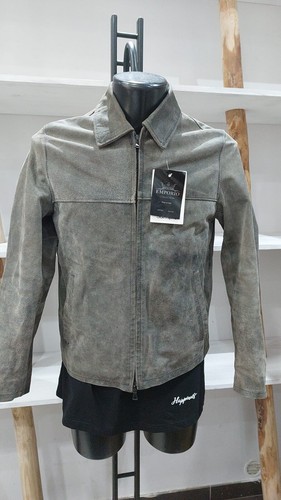 Giacca pelle usata uomo man - di,
