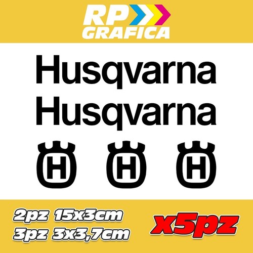 Adesivi husqvarna 5pz varie - husqvarna,