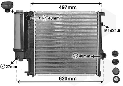 Radiatore acqua per - , bmw