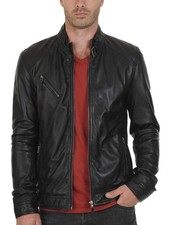 Giacca pelle uomo nuova vera