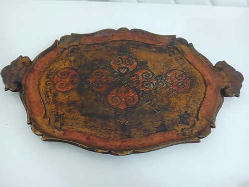 Antico vassoio legno - antico,