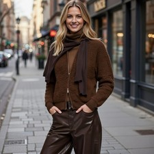 $119 ZARA 100% LANA BOUCLE