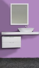 Specchiera bagno con - con, cornice