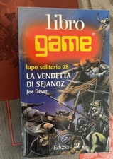librogame  LA VENDETTA DI SEJANOZ n.28  Lupo Solitario  Joe Dever  ottimo