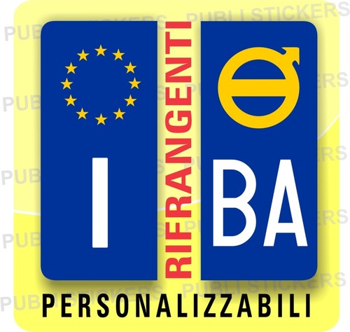 Adesivi blu rifrangenti per - adesivi,