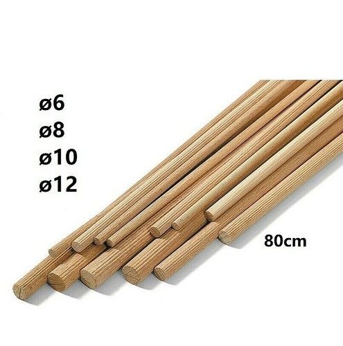 1pz 80cm tasselli legno - 80cm,
