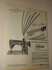 SINGER MACCHINA DA CUCIRE=ANNI '50=PUBBLICITA=ADVERTISING=WERBUNG=569