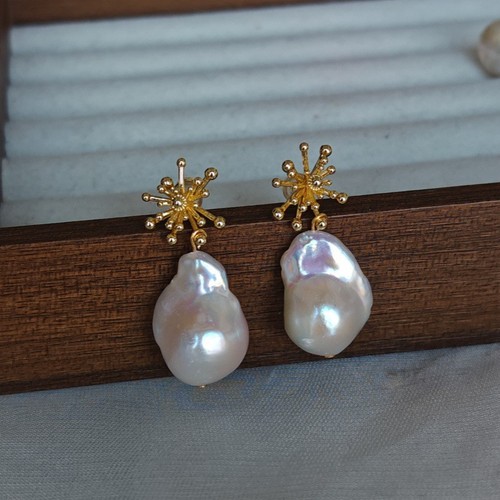 Orecchini perle barocche - orecchini,