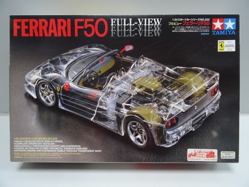 Tamiya ferrari f50 clear - ferrari,