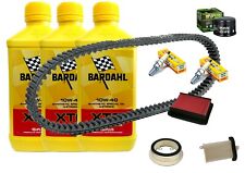 KIT TAGLIANDO YAMAHA T-MAX 500 2008 2010 OLIO BARDAHL, FILTRI CANDELE CINGHIA