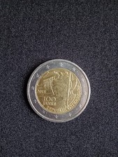 Moneta 2 Euro Commemorativa 100 Anni Republik Österreich 2018 Rara 