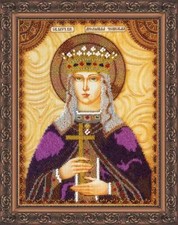 Kit ricamo perline icona Santa