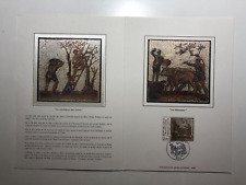 1981 Francia Folder Omaggio a Virgilio - La Raccolta delle Olive Numerato LE 