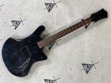 Chitarra elettrica Guild USA S60 anni 70 Husk nera riparata