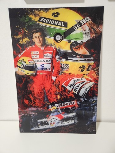 Ayrton senna vetro acrilico - f1,