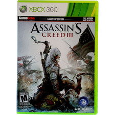 Assassin's Creed III Gamestop Edition - Microsoft Xbox 360 3 Pristine Authentic