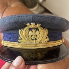 Berretto vintage Maresciallo Maggiore A.M. periodo anni '60 originale completo