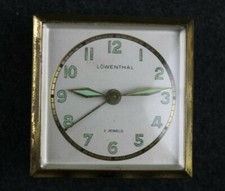 Quadrante LOWENTHAL 2 Jewels per OROLOGIO da SCRIVANIA per Pezzi di Ricambio 