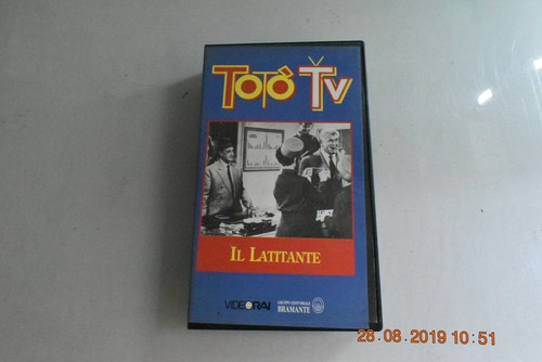 Vhs videocassetta totò - totò, tv