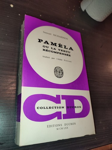 Pamela vertu recompensee - pamela, la