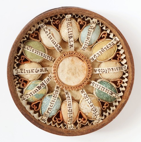 Antica scatola reliquie - con, 12