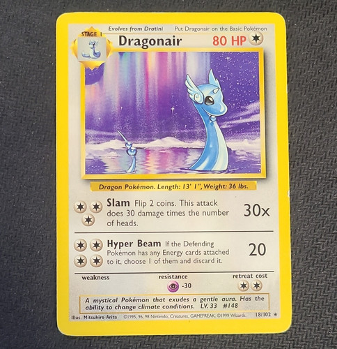 Dragonair set base raro - hp,