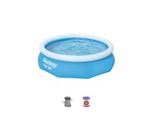 Bestway Fast Set 5377L Piscina Fuori Terra Rotonda - Blu (58093)