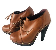 Max Mara Brown Genuine Leather