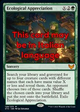MTG ECOLOGICAL APPRECIATION EXC - GRATITUDINE DELLA NATURA - STX - MAGIC