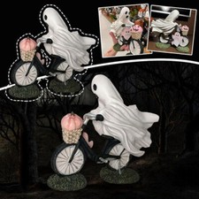 Halloween Ghost Bike Rider con