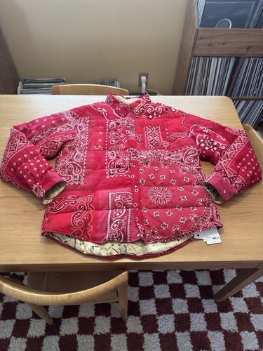 Giacca fazzoletto visvim rosso - giacca,