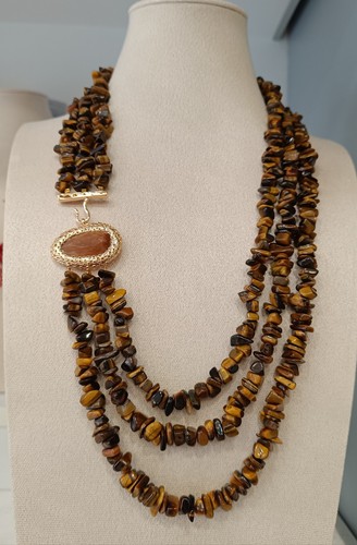 Collana artigianale pietra - artigianale,
