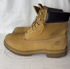 Timberland 6 pollici Premium 10061 stivali da lavoro in pelle nabuk di grano da uomo taglia 13 M