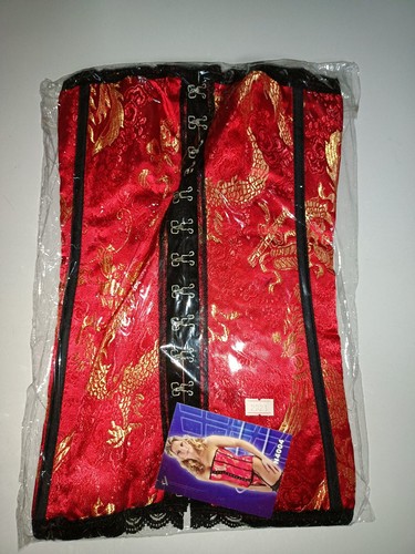 Corsetto sexy rosso nuovo - -,