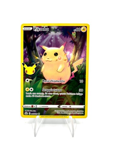 Carta pokemon pikachu - carta,