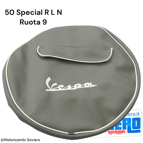 Copriruota grigio con scritta - copriruota,