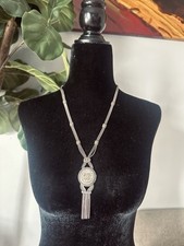 Collana Vintage Moneta Turca Etrusca "Figlio del Sultano" Argento 925 RARA