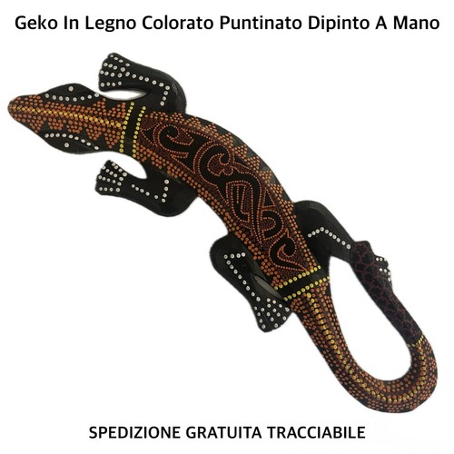 Geko legno colorato - geko,