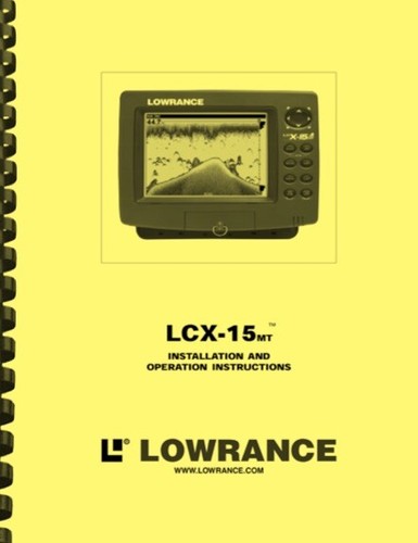 Lowrance lcx 15mt fishfinder - lcx-15mt,