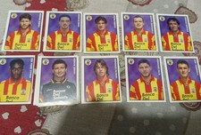 lotto di 10 figurine calciatori calcio merlin 98 1997-98 squadra lecce nuove