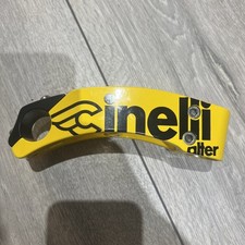 Pinza vintage Cinelli ALTER stelo giallo e nero 130 mm 25,4 mm 1 pollice sterzo 26,0 mm