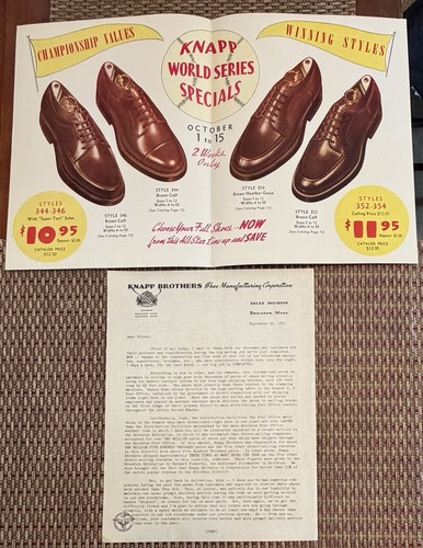 1951 knapp shoes aerotreds - 1951,
