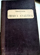 Libro Trattato di chimica analitica a cura di W. D. Treadwell casa ed. Vallardi