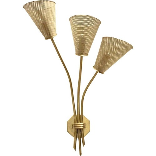 Lampada parete ottone e - da,