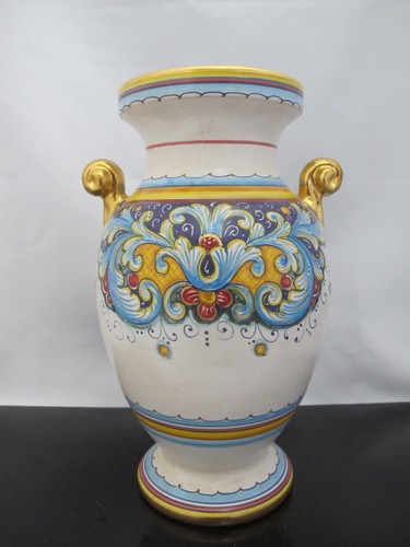 Vaso urna gialletti deruta - urna,