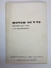 MOTOM 98 TTS Uso e