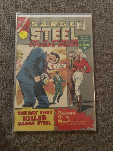 Charlton comics sarge - charlton, steel