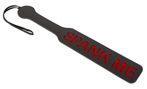 Frusta spanking paddle nero - spanking,
